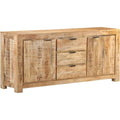 Buffet avec rangement marron style boheme