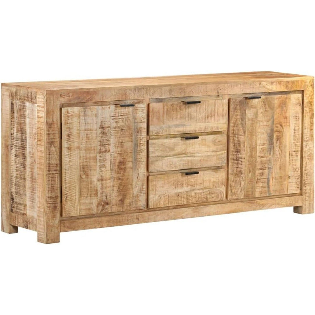 Buffet avec rangement marron style boheme