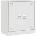 Buffet avec rangement gris clair epure