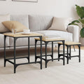 Gris clair tables gigognes metal