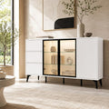 Commode elegante contemporaine structure metallique