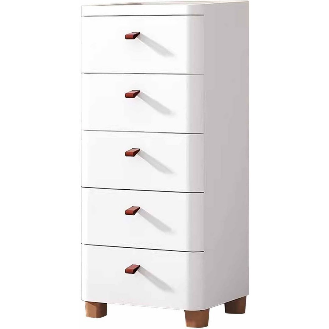 Chaleureux, meuble de rangement gris clair en bois