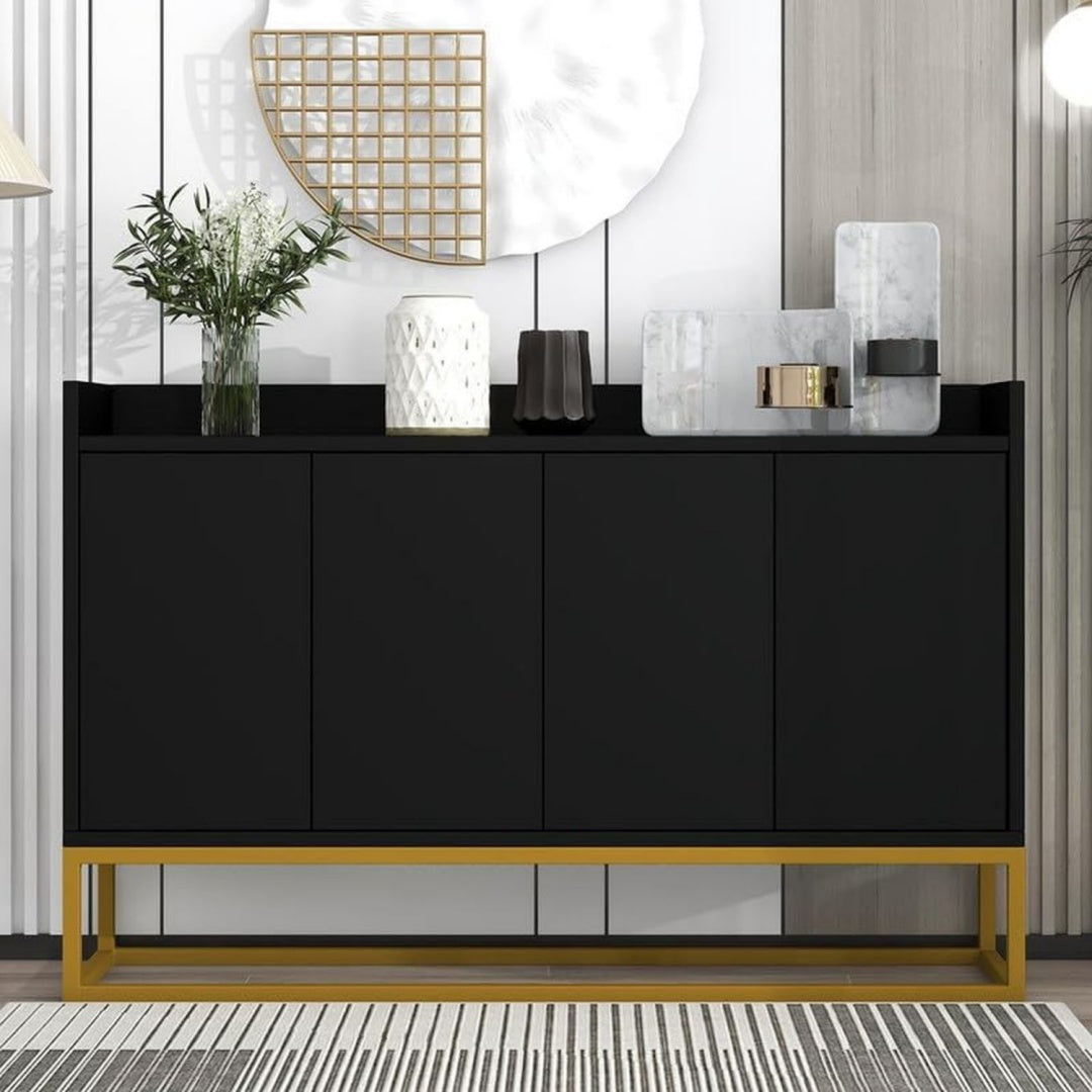 Buffet gris fonce pour la cuisine, inspiration scandinave