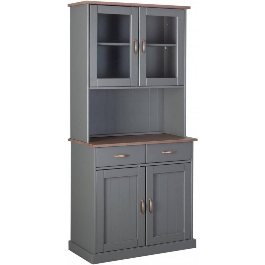 Buffet gris fonce en pin