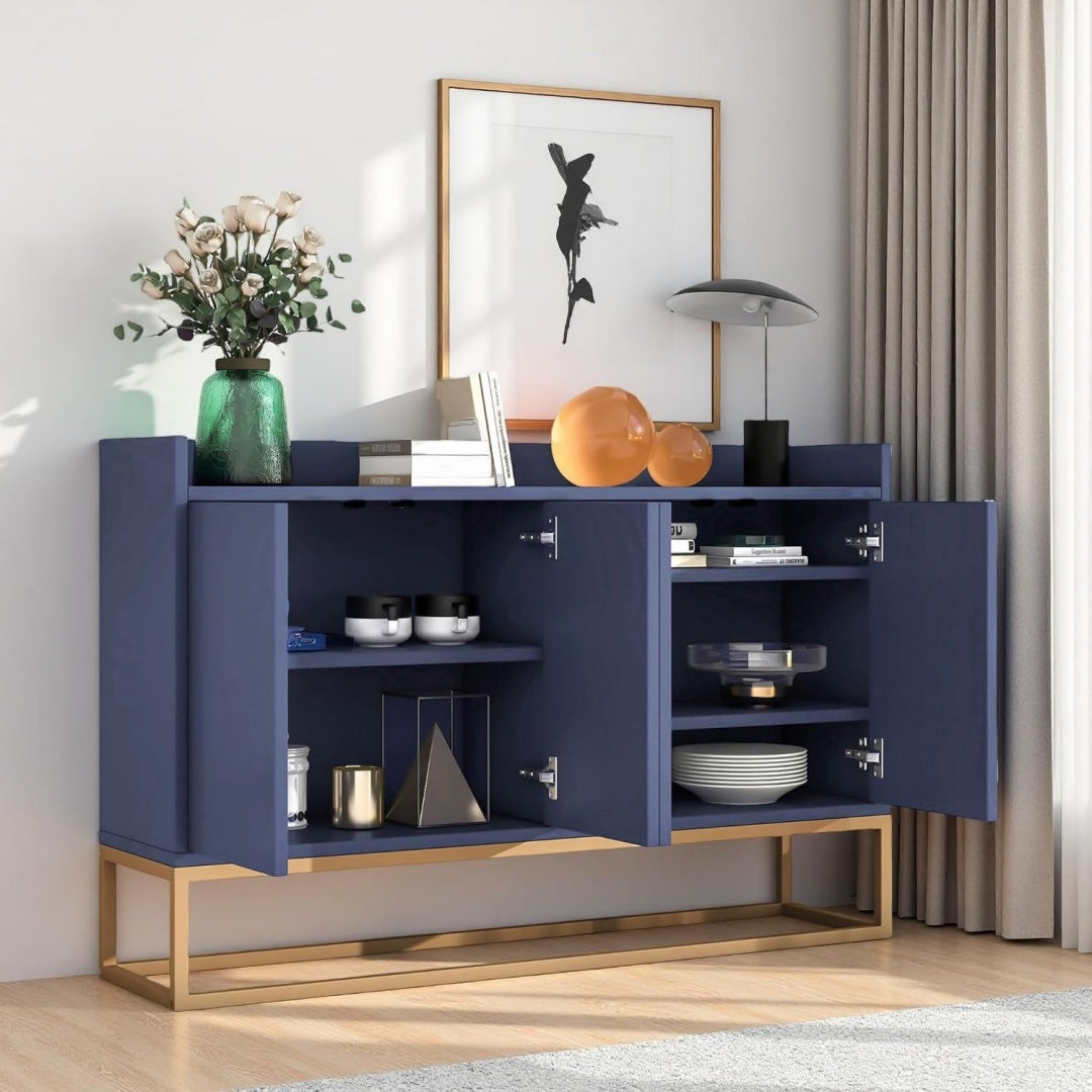 Design buffet en acier gris clair pour chambre