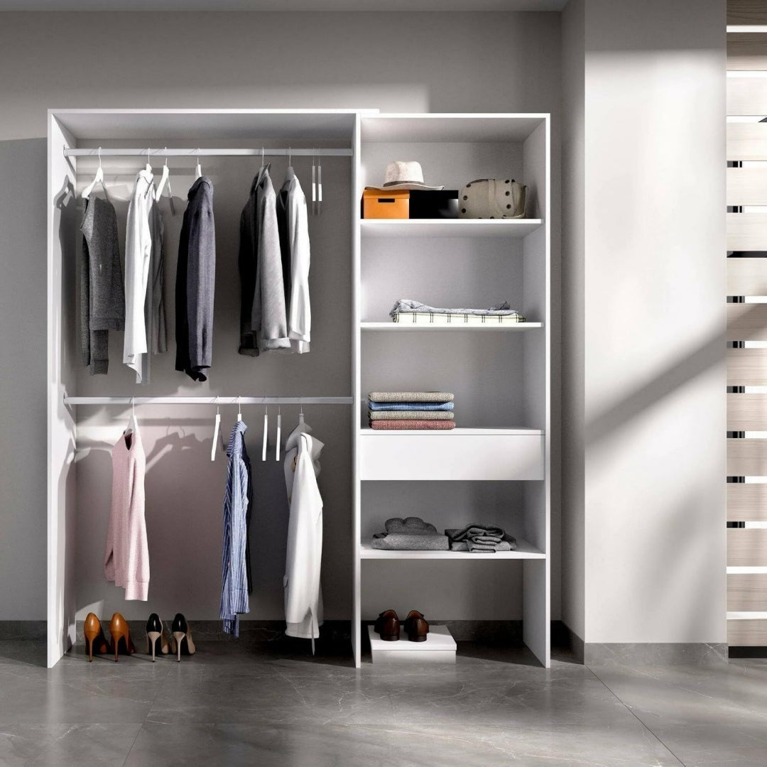 Armoire 160 x 40 x 187 cm en aluminium