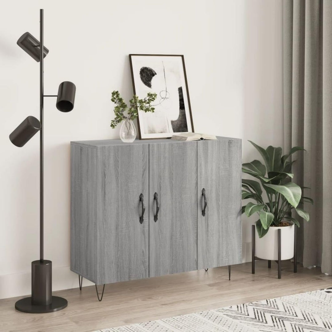 Buffet gris pour le salon