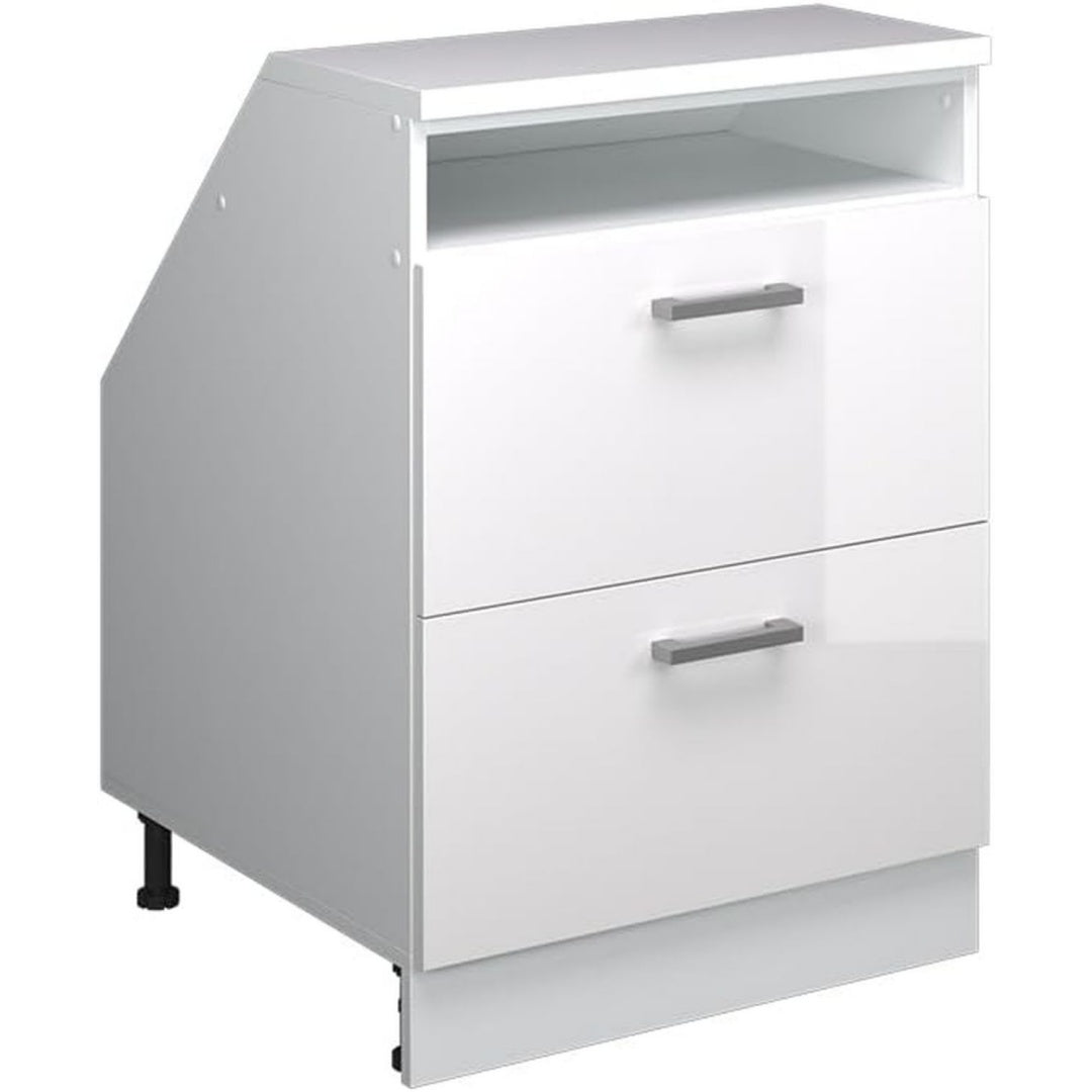 Armoire de rangement gris clair 60 x 60 x 83.8 cm
